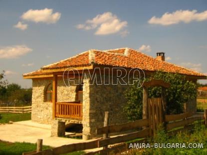 Stone house in authentic Bulgarian style side
