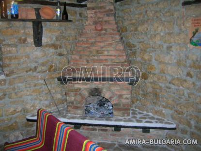 House in authentic Bulgarian style fireplace