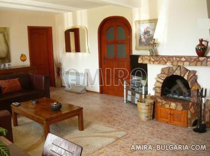 Furnished house with pool in Bulgaria fireplace